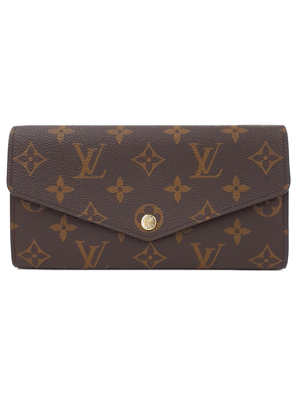 【LOUIS VUITTON】ルイヴィトン『モノグラム ポルトフォイユ サラ』M62234 レディース 二つ折り長財布 1週間保証【中古】
