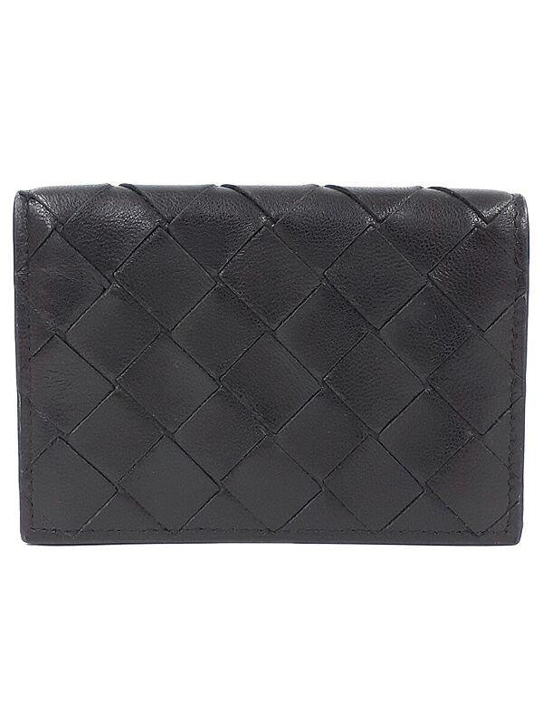 【BOTTEGA VENETA】ボッテガヴェネタ『イントレチャート カードケース』メンズ レディース 1週間保証【中古】