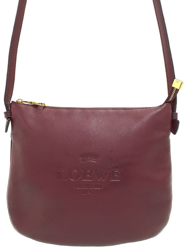 【LOEWE】ロエベ『ヘリテージ ショルダーバッグ』レディース 1週間保証【中古】