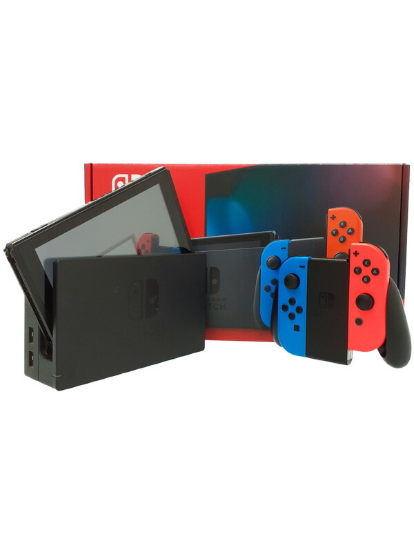 楽天市場】【中古】 美品 Nintendo Switch ネオンブルーネオンレッド