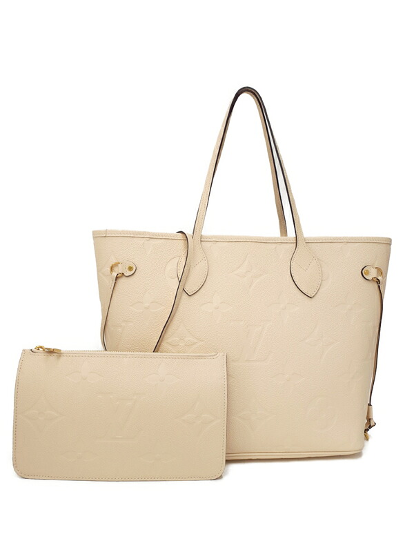 【LOUIS VUITTON】ルイヴィトン『モノグラム アンプラント ネヴァーフルMM』M45684 レディース トートバッグ 1週間保証【中古】