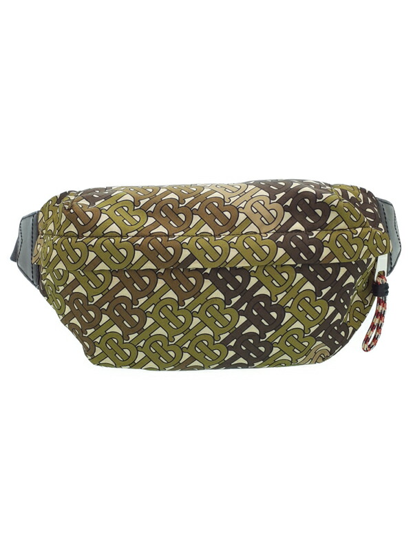 【BURBERRY】バーバリー『TB モノグラム ベルトバッグ』8011866 メンズ ボディバッグ 1週間保証【中古】