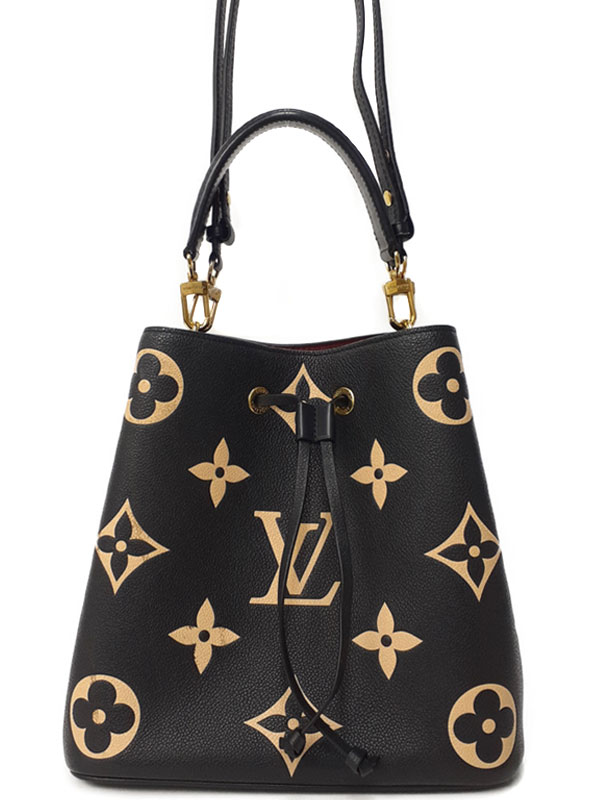 【LOUIS VUITTON】ルイヴィトン『バイカラー モノグラム アンプラント ネオノエMM』M45497 レディース 2WAYバッグ 1週間保証【中古】