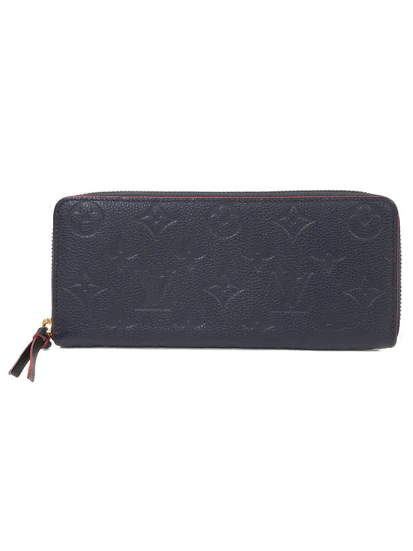 【LOUIS VUITTON】ルイヴィトン『モノグラム アンプラント ポルトフォイユ クレマンス』M69415 レディース ラウンドファスナー長財布 1週間保証【中古】