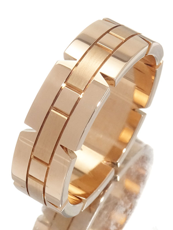 【Cartier】カルティエ『K18PG タンクフランセーズ リング SM』23.5号 1週間保証【中古】 204,455円