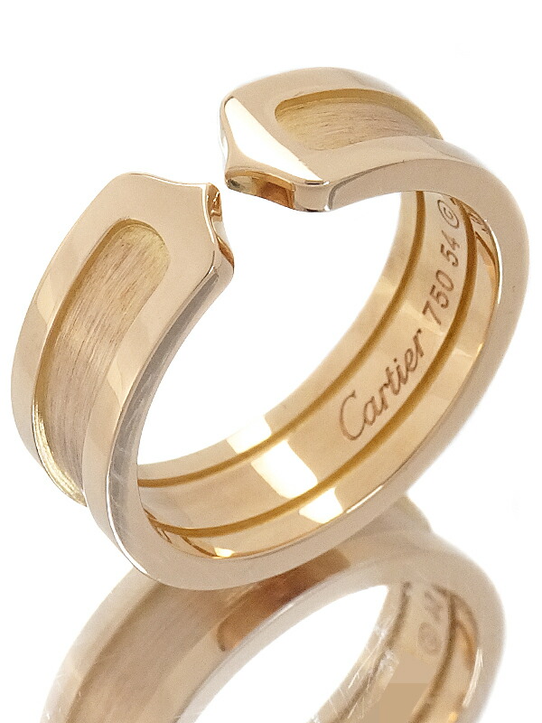 楽天市場】カルティエ Cドゥカルティエ/C2,2Cリング・指輪/K18YG/750