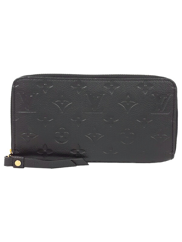 【LOUIS VUITTON】ルイヴィトン『モノグラム アンプラント ジッピーウォレット』M61864 レディース ラウンドファスナー長財布 1週間保証【中古】