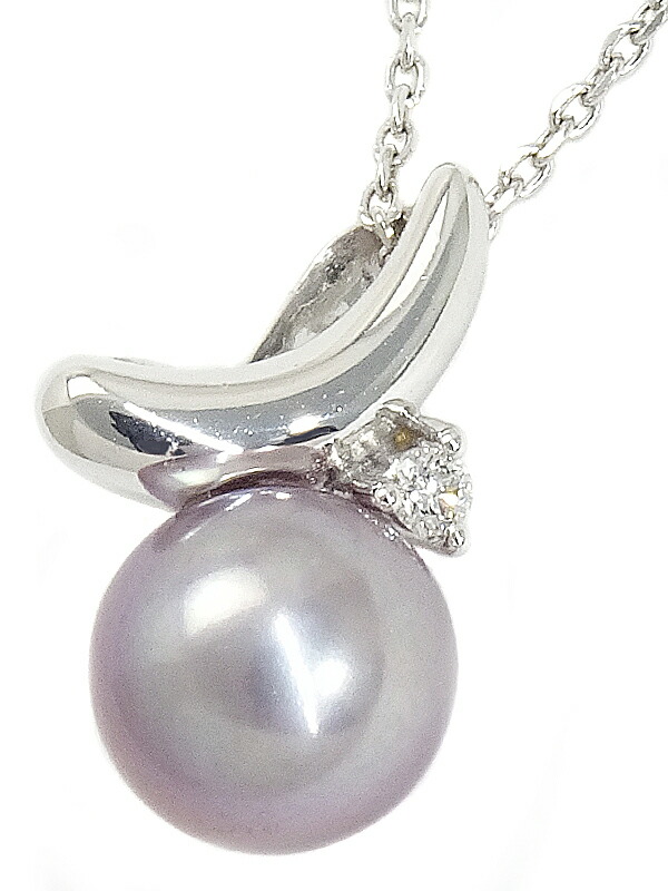 TASAKI タサキ 18k ネコチャームネックレス プリティインパールズ