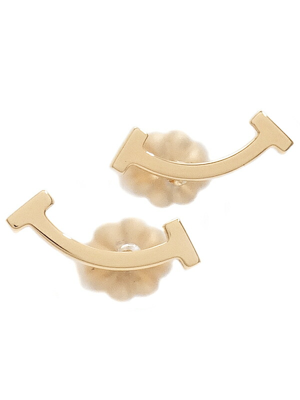 楽天市場】ティファニー Tiffany & Co. ピアス Tスマイル K18PG ※片方