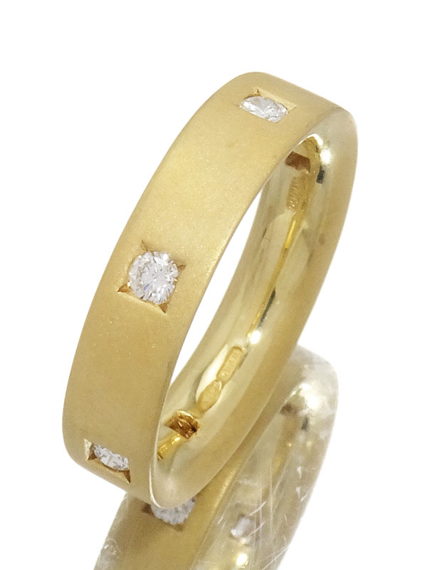 【DAMIANI】ダミアーニ『K18YG ダイヤモンド リング』10.5号 1週間保証【中古】