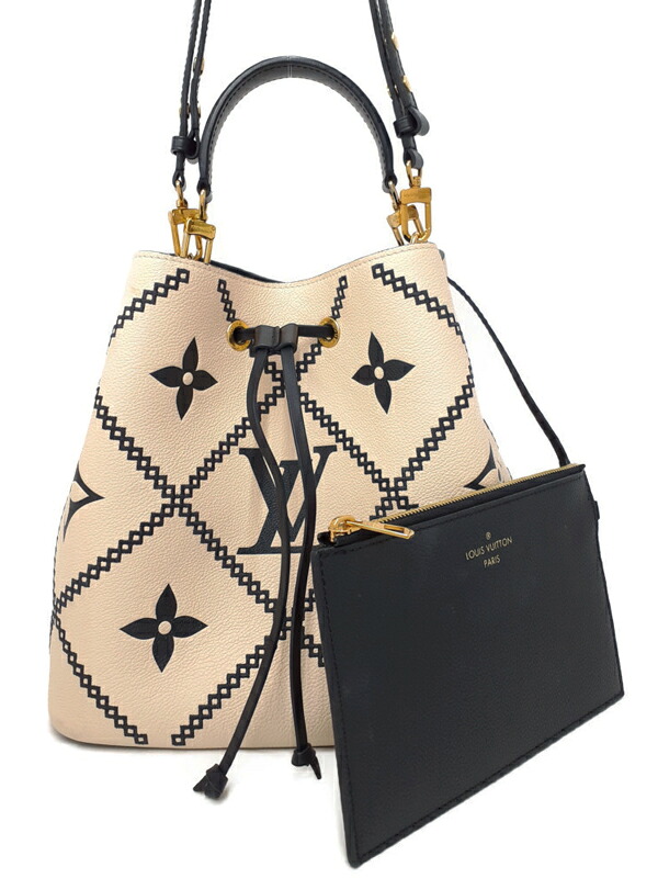 【LOUIS VUITTON】ルイヴィトン『モノグラム アンプラント ネオノエMM』M46023 レディース 2WAYバッグ 1週間保証【中古】