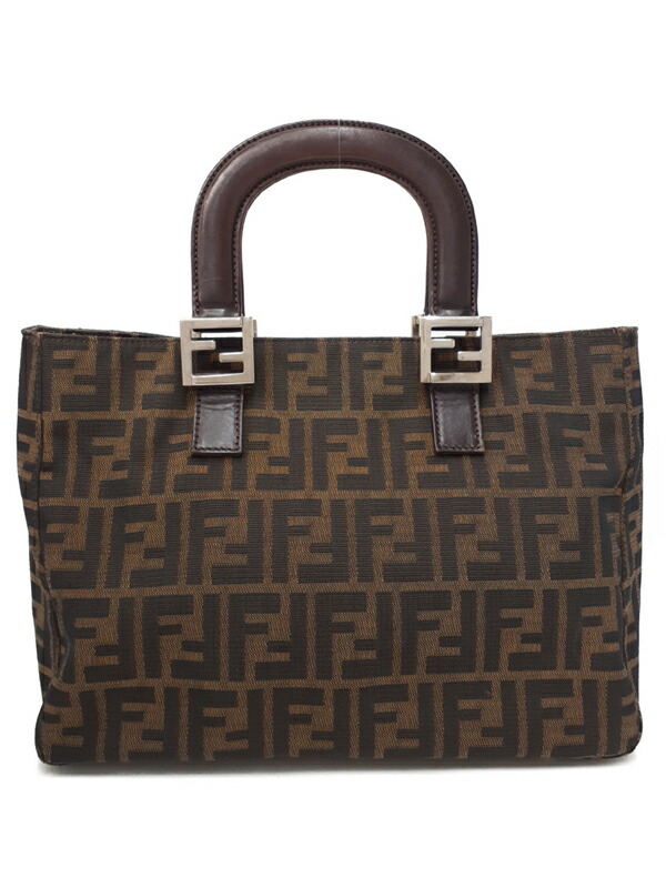 【FENDI】フェンディ『ズッカ柄 ハンドバッグ』レディース 1週間保証【中古】