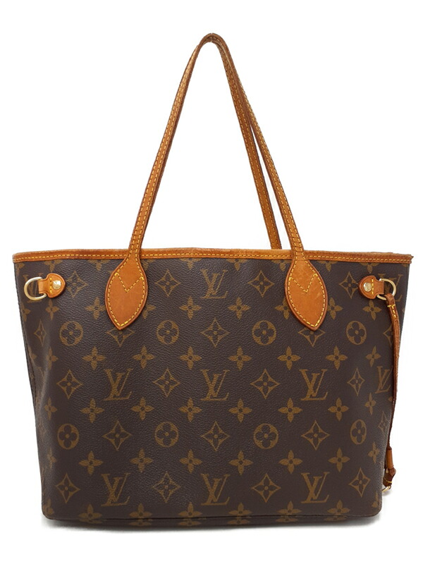 【LOUIS VUITTON】ルイヴィトン『モノグラム ネヴァーフルPM』M40155 レディース トートバッグ 1週間保証【中古】
