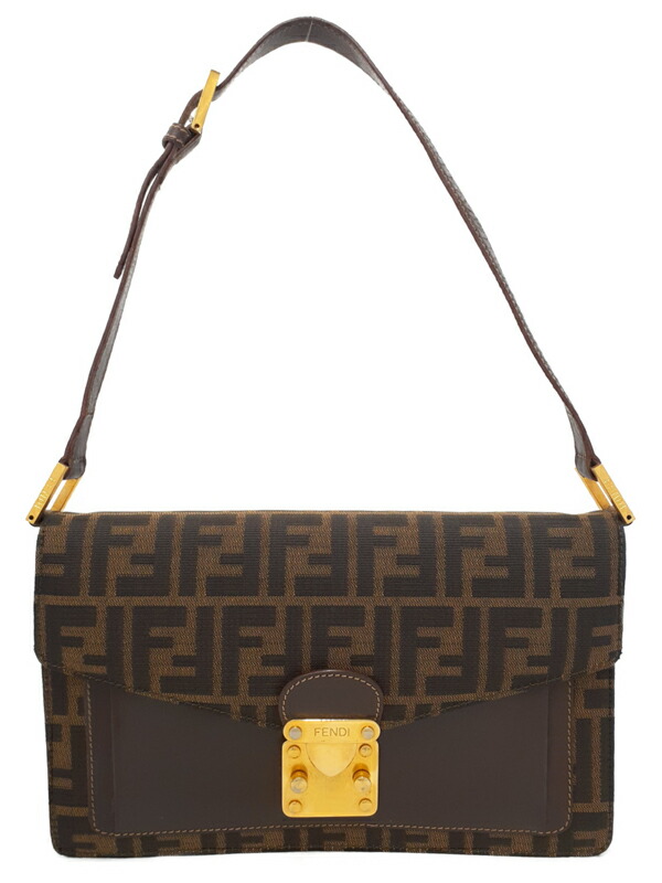 【FENDI】フェンディ『ズッカ柄 ショルダーバッグ』09151791 レディース 1週間保証【中古】