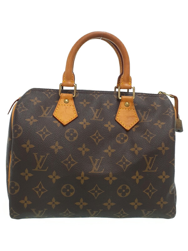 【LOUIS VUITTON】ルイヴィトン『モノグラム スピーディ25』M41528 レディース ハンドバッグ 1週間保証【中古】