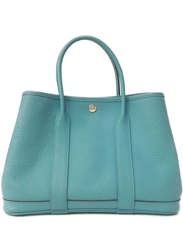 【HERMES】エルメス『ガーデンパーティ30』T刻印 2015年製 レディース トートバッグ 1週間保証【中古】