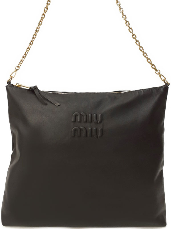 楽天市場】【ミュウミュウ】Miu Miu ダリア レザー チェーン 