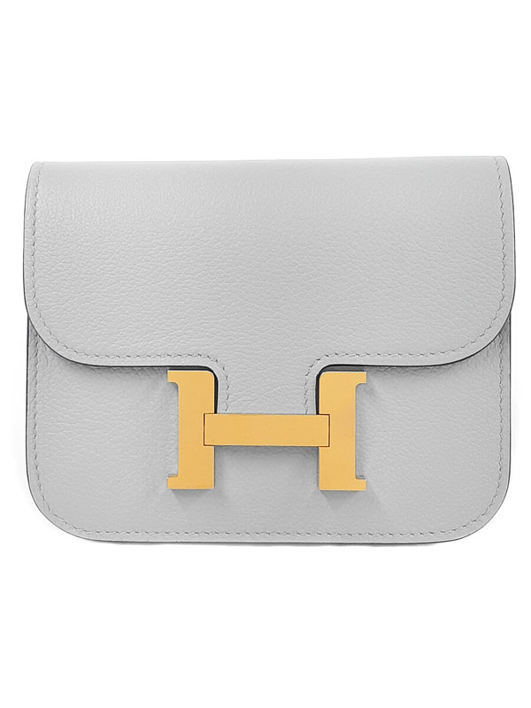 【HERMES】エルメス『コンスタンス スリム』W刻印 2024年製 レディース 二つ折り短財布 1週間保証【中古】