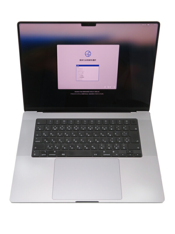 【Apple】アップル『MacBook Pro / 2021 / 16.2inch / M1 Pro / 16GB / 512GB / スペースグレイ』MK183J/A 2021年10月発売 ノートPC 1週間保証【中古】