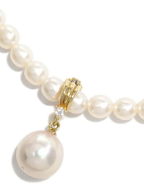 TASAKI タサキ 18k ネコチャームネックレス プリティインパールズ
