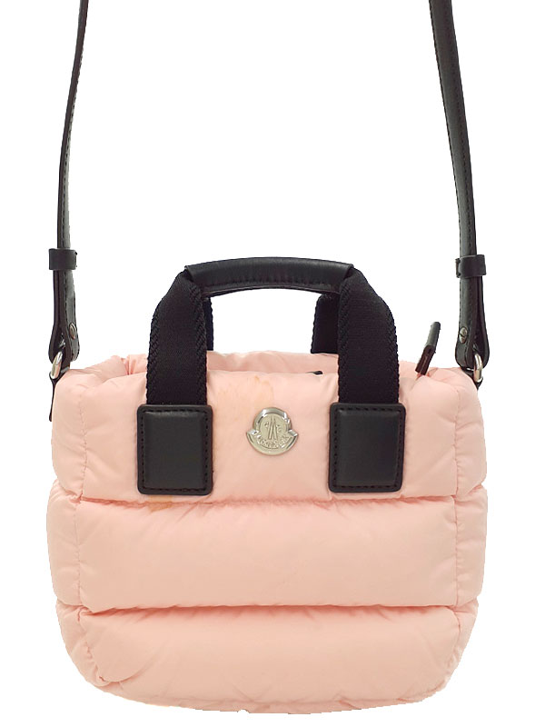 【MONCLER】モンクレール『MICRO CARADOC 2WAYハンドバッグ』レディース 2WAYバッグ 1週間保証【中古】