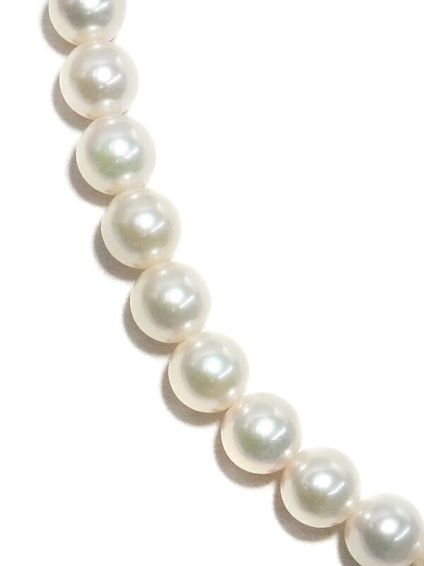 【MIKIMOTO】ミキモト『SILVER パール ネックレス パール6.9～7.4mm』1週間保証【中古】