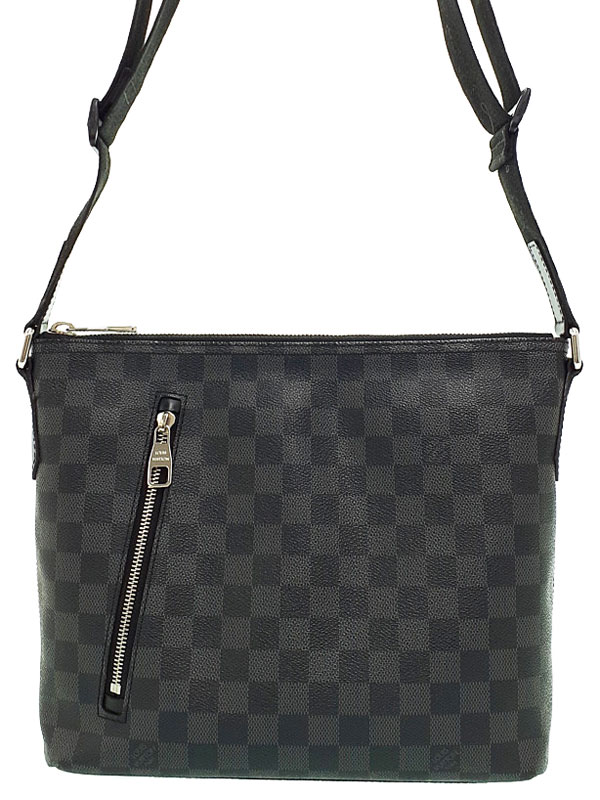 【LOUIS VUITTON】ルイヴィトン『ダミエ グラフィット ミックPM』N41211 メンズ ショルダーバッグ 1週間保証【中古】