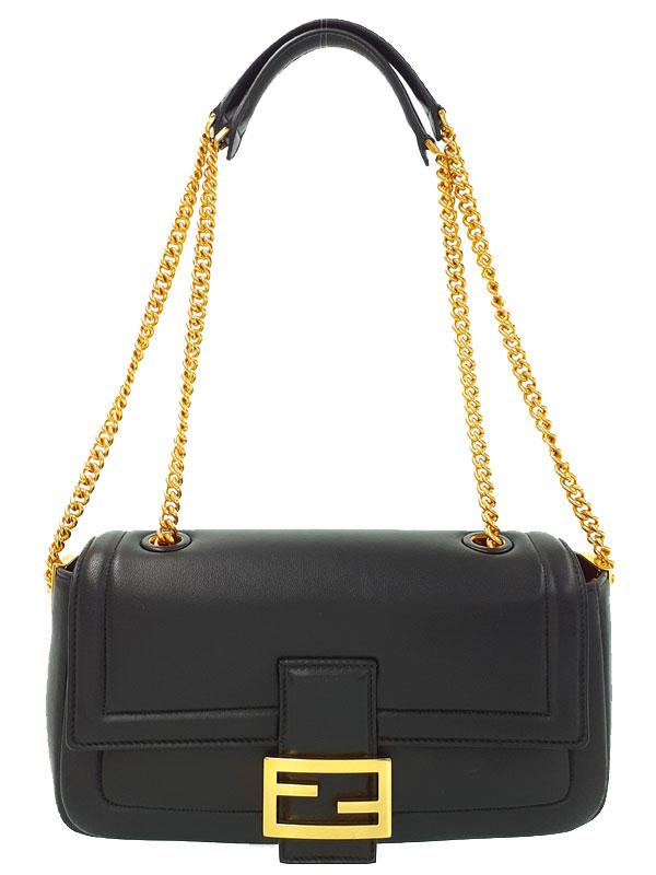 【FENDI】フェンディ『バゲット チェーンショルダーバッグ』8BR783 レディース 1週間保証【中古】