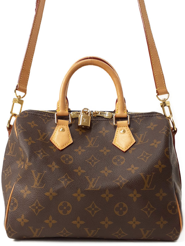 【LOUIS VUITTON】ルイヴィトン『モノグラム スピーディ バンドリエール25』M46977 レディース 2WAYバッグ 1週間保証【中古】