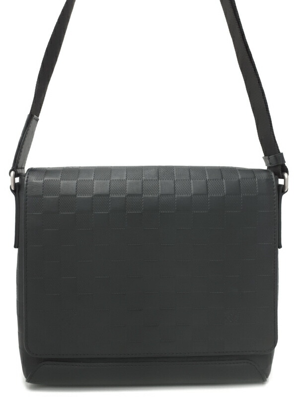 【LOUIS VUITTON】ルイヴィトン『ダミエ アンフィニ ディストリクトPM』N41033 メンズ ショルダーバッグ 1週間保証【中古】