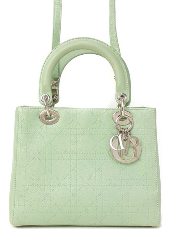 【Christian Dior】クリスチャンディオール『レディディオール(M)』レディース 2WAYバッグ 1週間保証【中古】