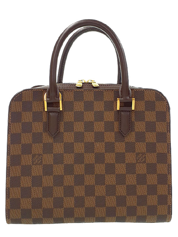 【LOUIS VUITTON】ルイヴィトン『ダミエ トリアナ』N51155 レディース ハンドバッグ 1週間保証【中古】