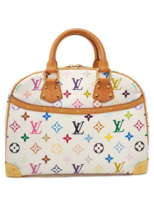 【LOUIS VUITTON】ルイヴィトン『モノグラム マルチカラー トゥルーヴィル』M92663 レディース ハンドバッグ 1週間保証【中古】