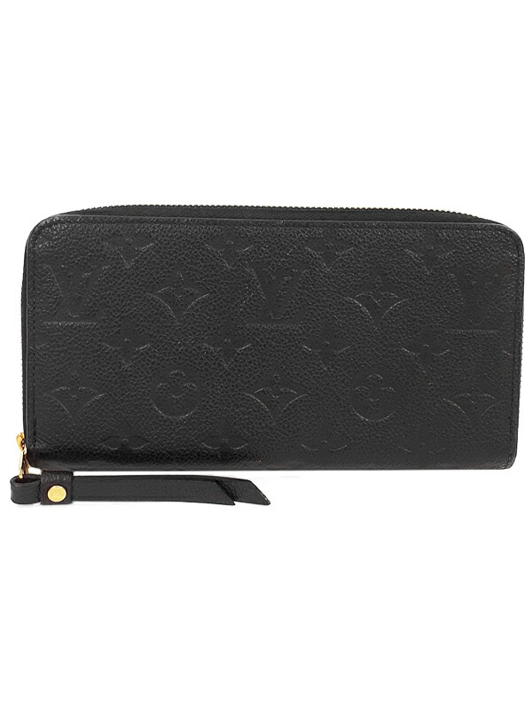 【LOUIS VUITTON】ルイヴィトン『モノグラム アンプラント ジッピーウォレット』M61864 レディース ラウンドファスナー長財布 1週間保証【中古】