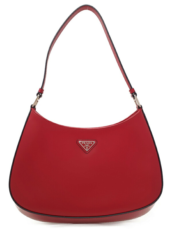 【PRADA】プラダ『クレオ ブラッシュドレザー ショルダーバッグ』1BC499 レディース 1週間保証【中古】