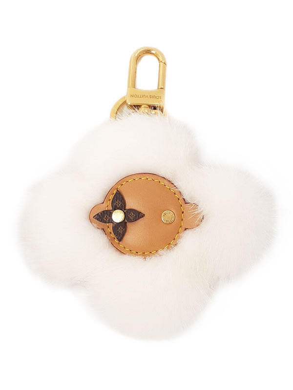 【LOUIS VUITTON】ルイヴィトン『キーホルダー ヴィヴィエンヌ ファー』M02300 レディース バッグチャーム 1週間保証【中古】