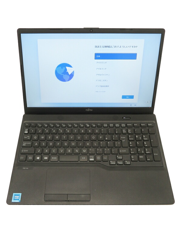 【FUJITSU】富士通『FMV Lite 3015/G / 15.6inch / Celeron 6305 / 4GB / 256GB / オーシャンブラック』FMV3015GB ノートPC 1週間保証【中古】