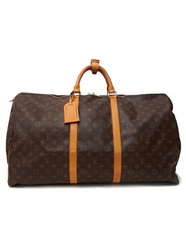 【LOUIS VUITTON】ルイヴィトン『モノグラム キーポル60』M41422 メンズ レディース ボストンバッグ 1週間保証【中古】