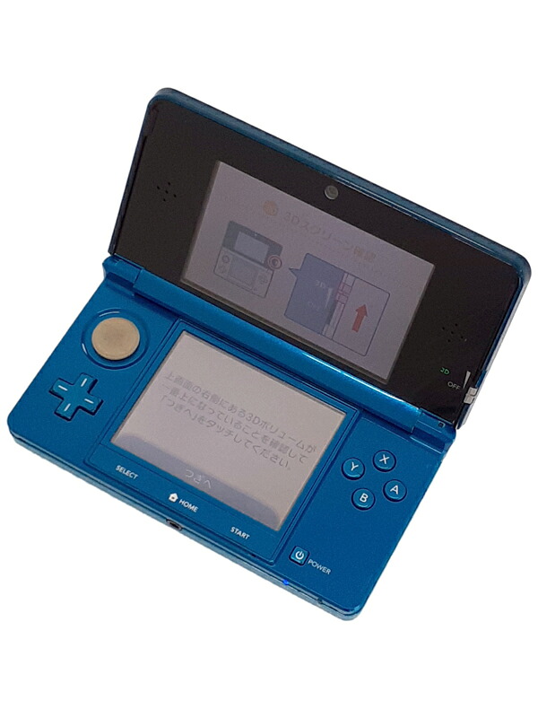 【Nintendo】任天堂『ニンテンドー3DS / アクアブルー』CTR-S-BAAA 2011年2月発売 ゲーム機本体 1週間保証【中古】