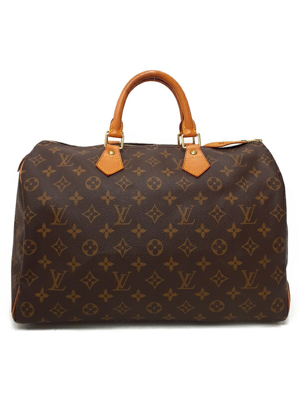【LOUIS VUITTON】ルイヴィトン『モノグラム スピーディ35』M41524 レディース ハンドバッグ 1週間保証【中古】