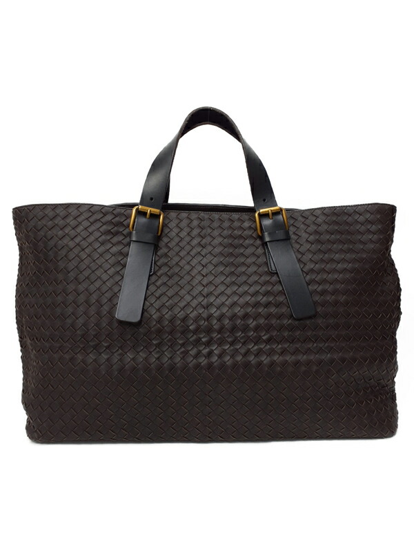 【BOTTEGA VENETA】ボッテガヴェネタ『イントレチャート ラージ トートバッグ』189632 メンズ 1週間保証【中古】