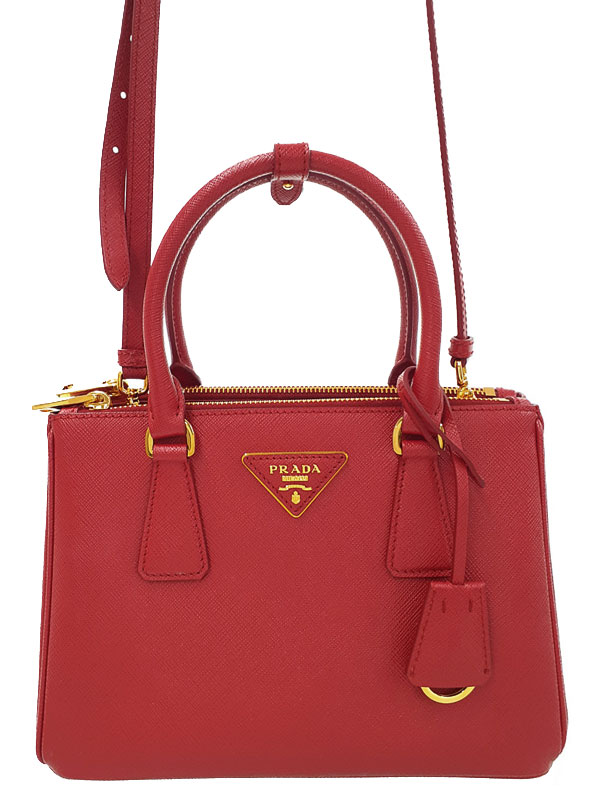 【PRADA】プラダ『ガレリア 2WAYハンドバッグ』レディース 2WAYバッグ 1週間保証【中古】