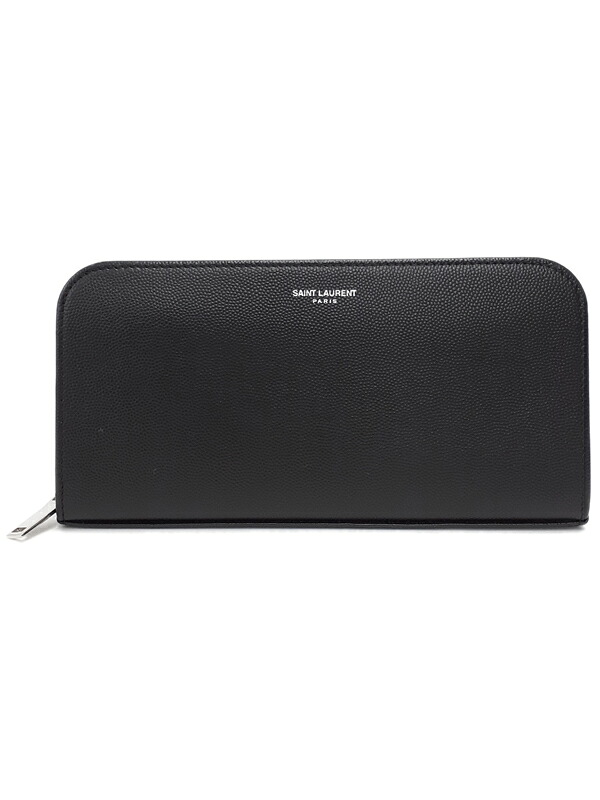 【SAINT LAURENT PARIS】サンローランパリ『クラシック サンローラン フルジップウォレット』534290 メンズ レディース ラウンドファスナー長財布【中古】