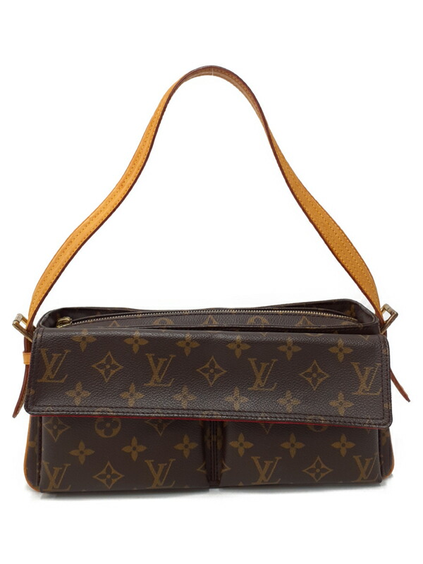 【LOUIS VUITTON】ルイヴィトン『モノグラム ヴィバ シテMM』M51164 レディース ショルダーバッグ 1週間保証【中古】