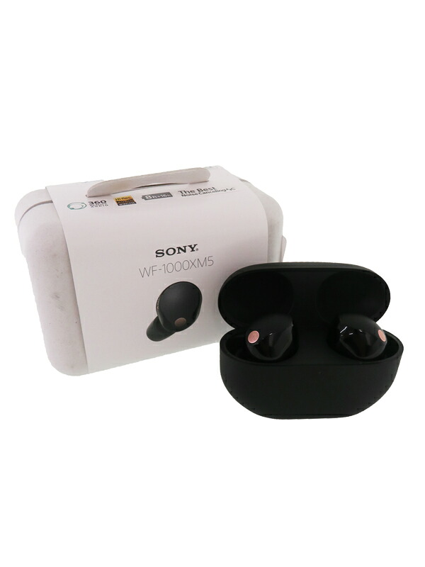 【SONY】ソニー『ワイヤレスノイズキャンセリングステレオヘッドセット / ブラック』WF-1000XM5/BC 2023年9月発売 イヤホン 1週間保証【中古】｜高山質店