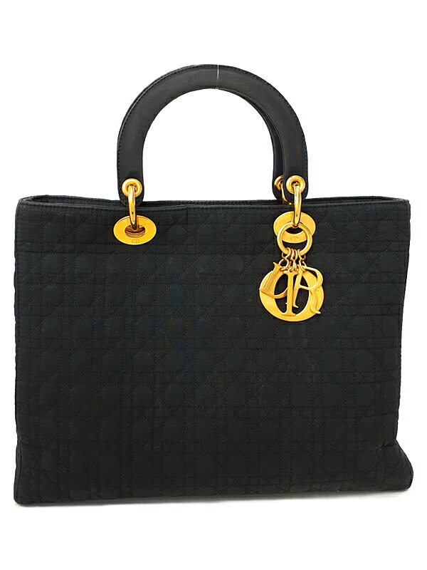 【Christian Dior】クリスチャンディオール『レディディオール(L)』レディース ハンドバッグ 1週間保証【中古】