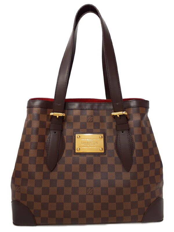 【LOUIS VUITTON】ルイヴィトン『ダミエ ハムステッドMM』N51204 レディース トートバッグ 1週間保証【中古】