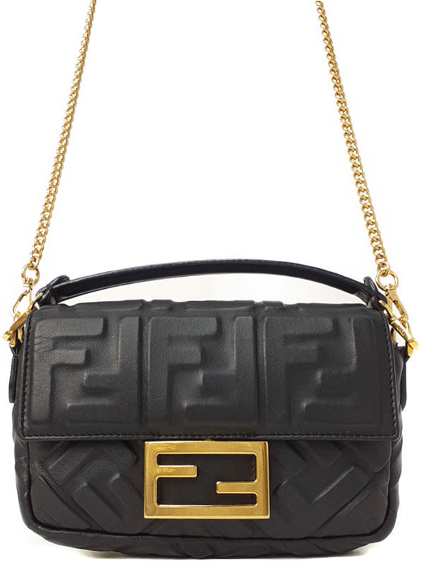 【FENDI】フェンディ『バゲット スモール』8BS017 レディース 2WAYバッグ 1週間保証【中古】