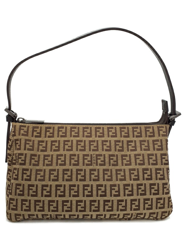 【FENDI】フェンディ『ズッカ柄 ハンドバッグ』8BR156 レディース 1週間保証【中古】