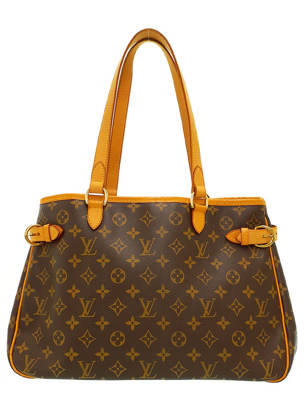 【LOUIS VUITTON】ルイヴィトン『モノグラム バティニョール オリゾンタル』M51154 レディース ショルダーバッグ 1週間保証【中古】